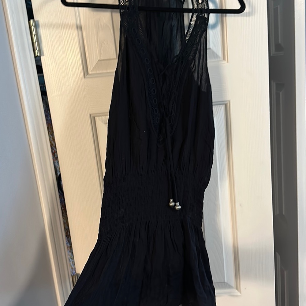 Becca Black bathing suite coverup